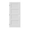 Codel Doors 26" x 80" x 1-3/8" Primed 4-Panel Equal Panel Interior Shaker 7-1/4" RH Prehung Door w/Mtt Blk Hngs 2268pri8444RH10B714 - alternate 1
